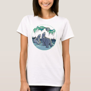 T - Shirt "Women's Bear Art" - Polar Bear Ladys Sh