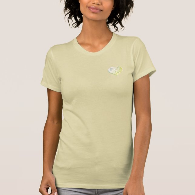 T - Shirt WOMEN'S HERZ DESIGN STIL (Vorderseite)