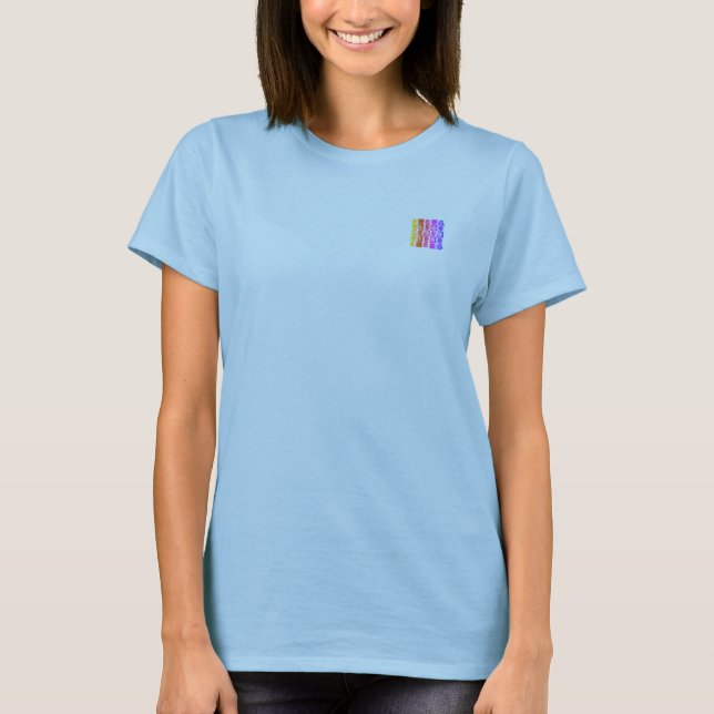 T - Shirt WOMENS ROSE STILEN DESIGN (Vorderseite)