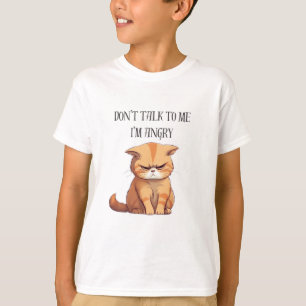 T - Shirt wütend Katze (sprich nicht mit mir, ich 