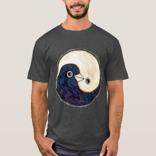 T Shirt Yin Yang Design Friedenstruppen