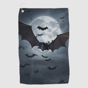 T-Shirt Zeit mit Drehung: Halloween-Golftücher Golfhandtuch
