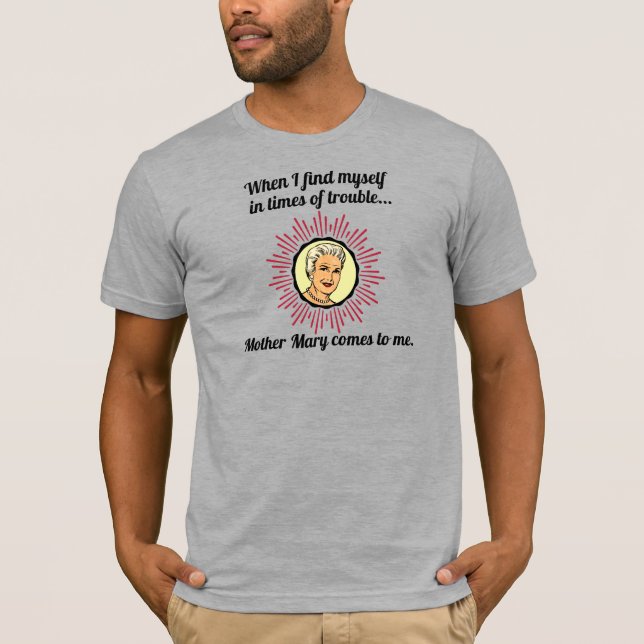 T - Shirt "Zeiten der Schwierigkeiten" (Vorderseite)