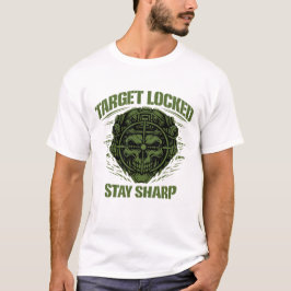 T-Shirt Ziel erfasst Taktischer Schädel