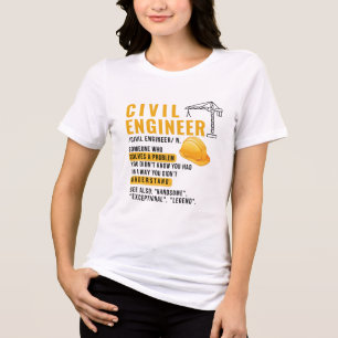 T - Shirt "zivil Engineer"