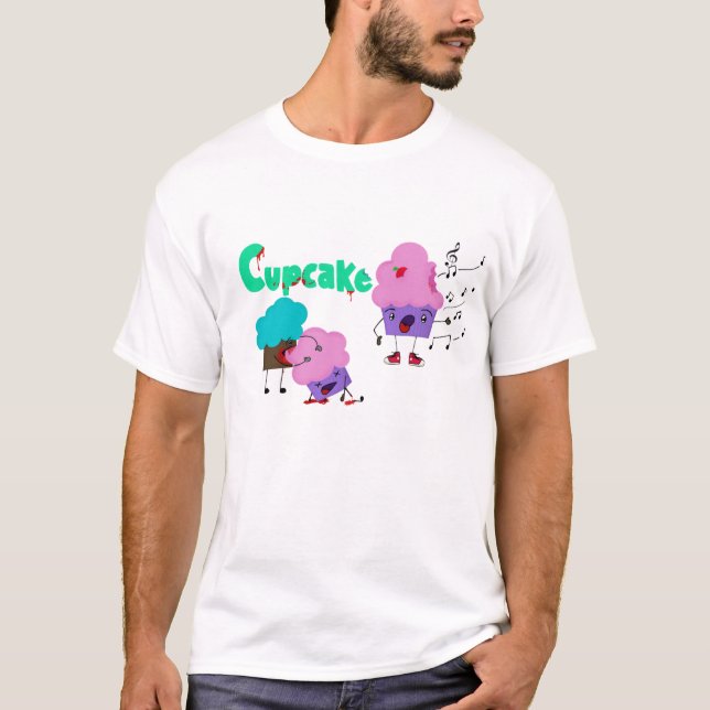 T-shirt Zombie Cupcakes (Vorderseite)