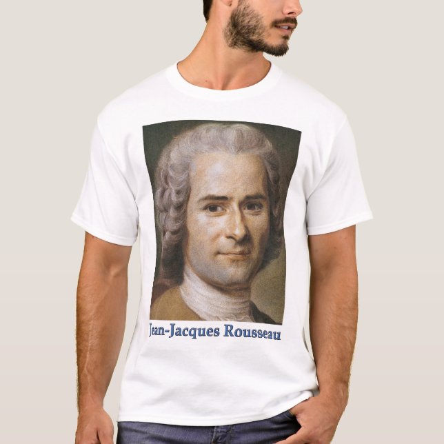 T - Shirt zu Jean-Jaques Rousseau & Liberty (Vorderseite)