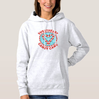 T-Shirt Zuckerstangen-Herzen Hoodie