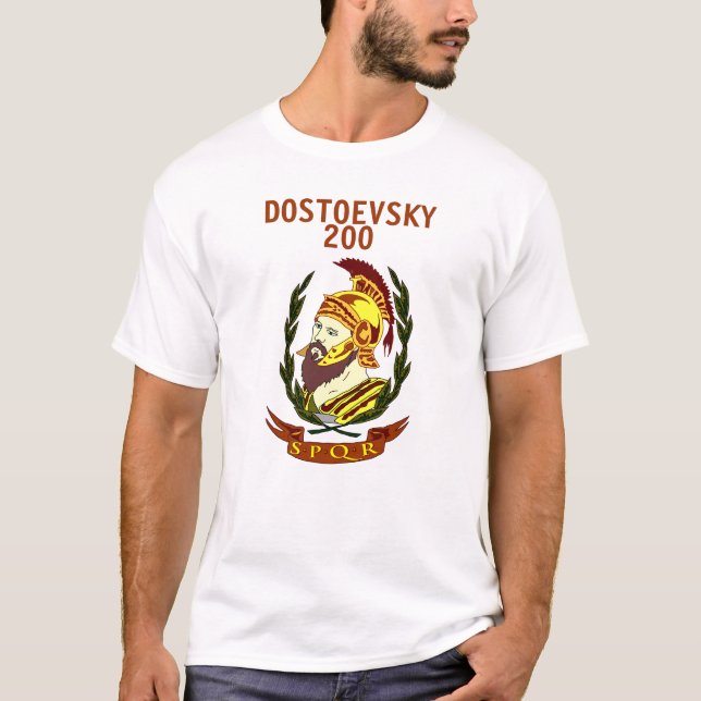T - Shirt zum 200. Jahrestag von Dostojewski (Vorderseite)