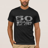 T-Shirt zum 50. Geburtstag für Männer| Est. 1963-2