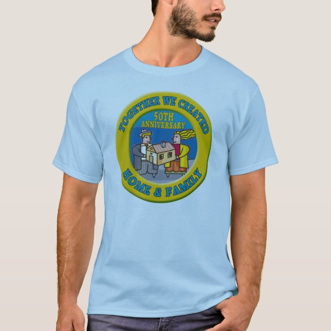 T - Shirt zum 50. Hochzeitstag (Vorderseite)