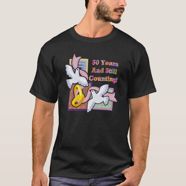 T - Shirt zum 50. Hochzeitstag (Vorderseite)