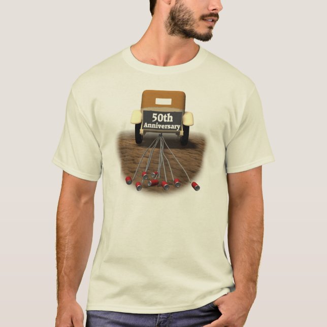 T - Shirt zum 50. Hochzeitstag (Vorderseite)