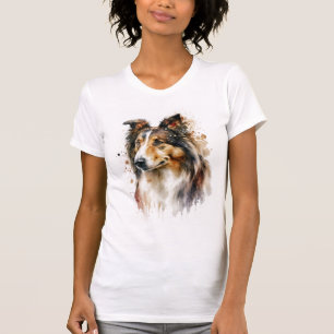 T - Shirt zum Anmalen von Sheltie