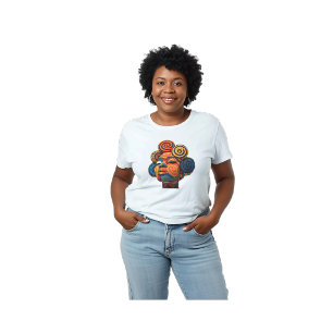 T-Shirt zum Feiern der farbenfrohen Kunst des Quil