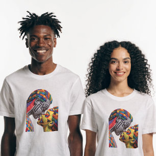T-Shirt zum Feiern der Kunst des Quiltens