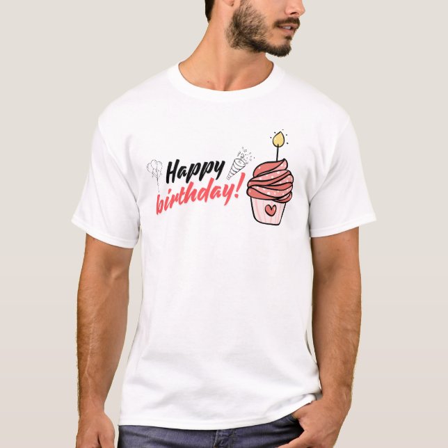 T - Shirt zum Geburtstag (Vorderseite)