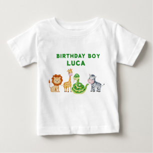 T-Shirt zum Geburtstag mit Tier-Safari