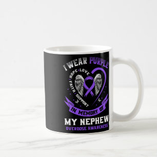 T-Shirt zum Gedenken an den Neffen wegen Überdosie Kaffeetasse