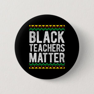 T-Shirt zum Monat der schwarzen Geschichte Lehrerp Button