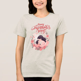T-Shirt zum Muttertag Tri-Blend Shirt