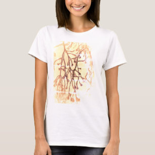 T - Shirt zum Schnee der abstrakten Natur