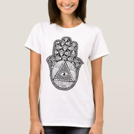 T-Shirt zum Schutz des Bösen Auges Hamsa