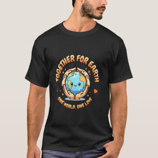 T-Shirt zum Tag der Erde für Kinder, Frauen & Männ