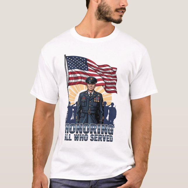 T-Shirt zum Tag der Veteranen für Männer  (Vorderseite)