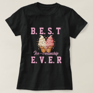 T-Shirt zum Tag des besten Freundes: Süßes Eis-Bes