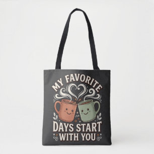 T-Shirt zum Tag des besten Freundes: Süßes Kaffee-