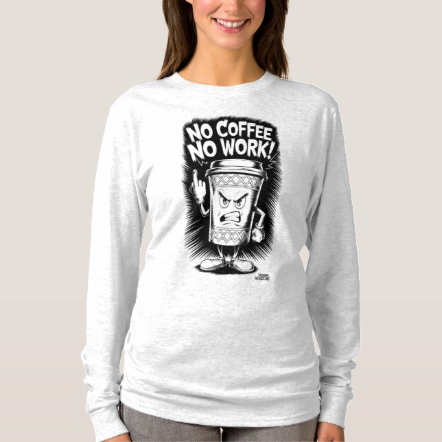 T - Shirt zum Thema Kaffee (Vorderseite)