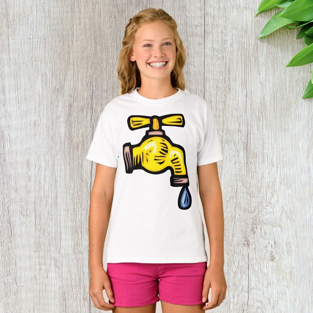 T - Shirt zum Tropfen von Faucet Girls (Von Creator hochgeladen)