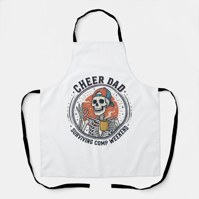 T-Shirt zum Überleben des Wettbewerbswochenendes f Schürze (Vorderseite)