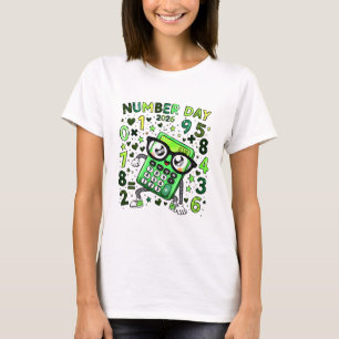 T-Shirt zum Zahlentag für Lehrer und Schulen