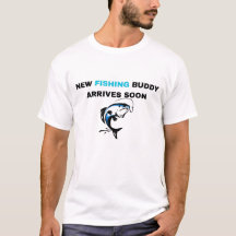T-Shirt zur Ankündigung von "Fresh Fishing Buddy"