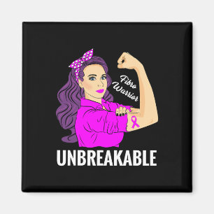 T-Shirt zur Bewusstseinsbildung für den Krieger Magnet