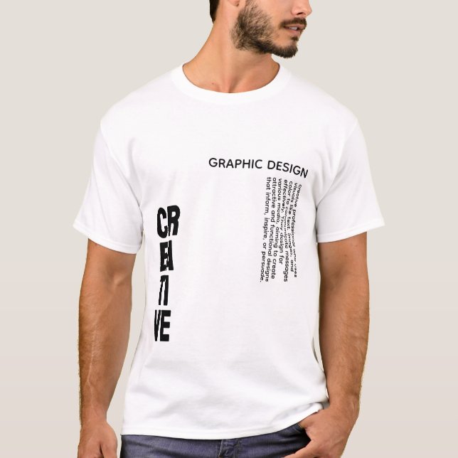 T - Shirt zur Definition von kreativem Design (Vorderseite)