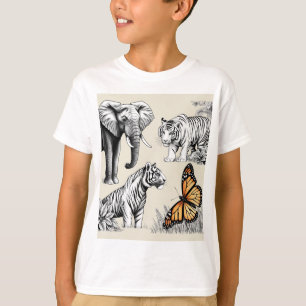 T-Shirt zur Erhaltung der wild lebenden Tier- und