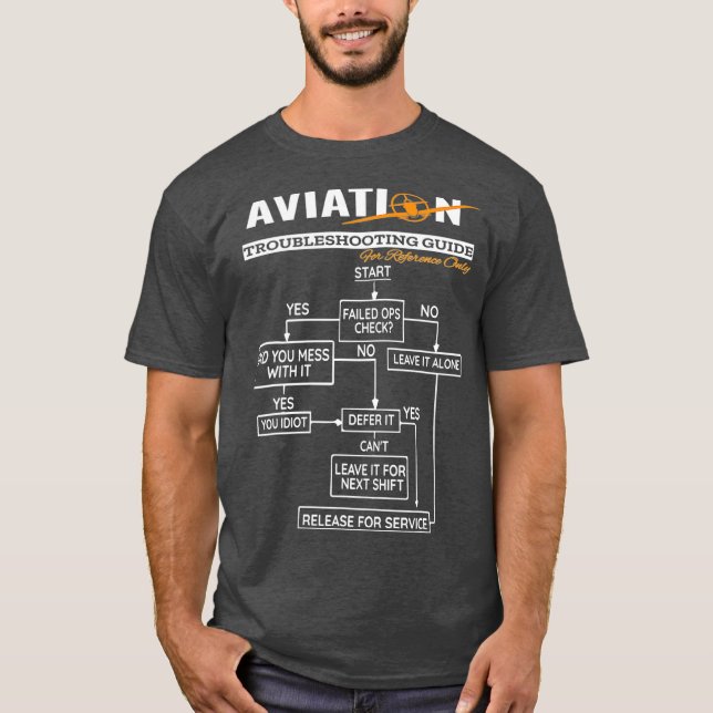 T-Shirt zur Fehlerbehebung bei Piloten (Vorderseite)