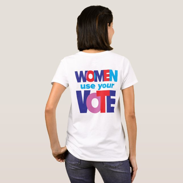 T - Shirt zur Frauenwahl (Schwarz voll)