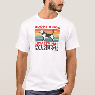 T-Shirt zur Hundeadoption – Geschenk für Hundelieb