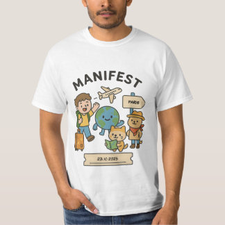 T - Shirt zur individuellen Reisemanifestation