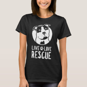 T-Shirt zur Rettung von Tieren Lebe Liebe Rette Pi