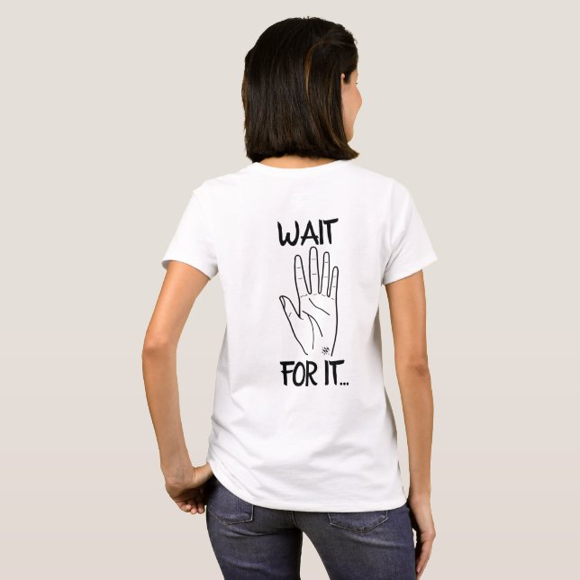 T - Shirt zur Selbstwertsteigerung im Front-Back-D (Schwarz voll)