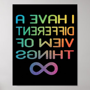 T-Shirt zur Sensibilisierung für Autismus Poster