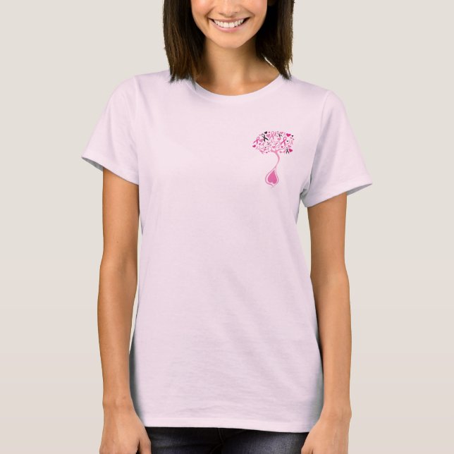 T - Shirt zur Sensibilisierung für Brustkrebs (Vorderseite)