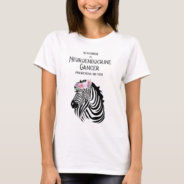 T - Shirt zur Sensibilisierung für Neuroendokriner (Vorderseite)