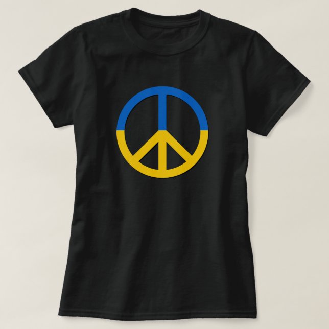 T - Shirt zur Unterstützung der Ukraine (Design vorne)