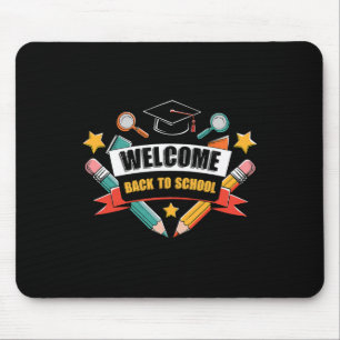 T-Shirt Zurück zur Schule Süß 2025 Apple Student B Mousepad